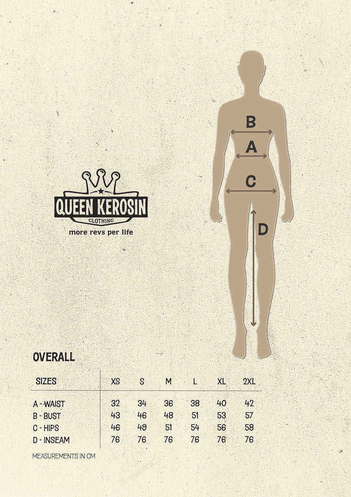 Queen Kerosin - Salopette en denim Marlene