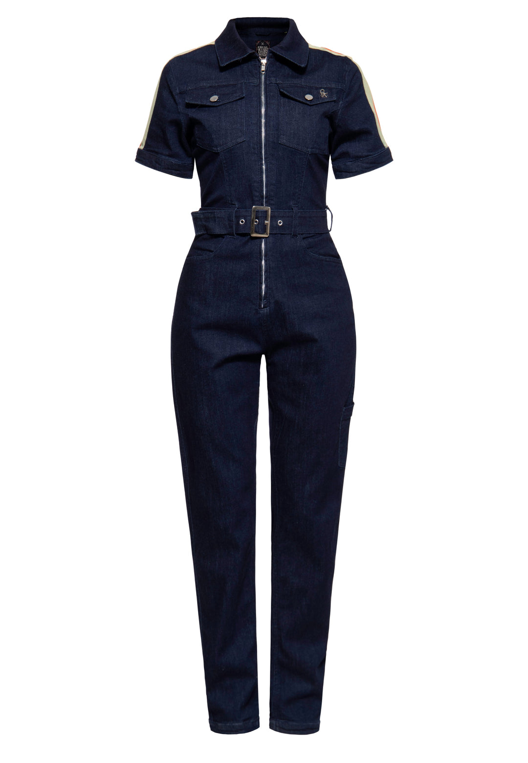 Queen Kerosin - Salopette en denim Marlene