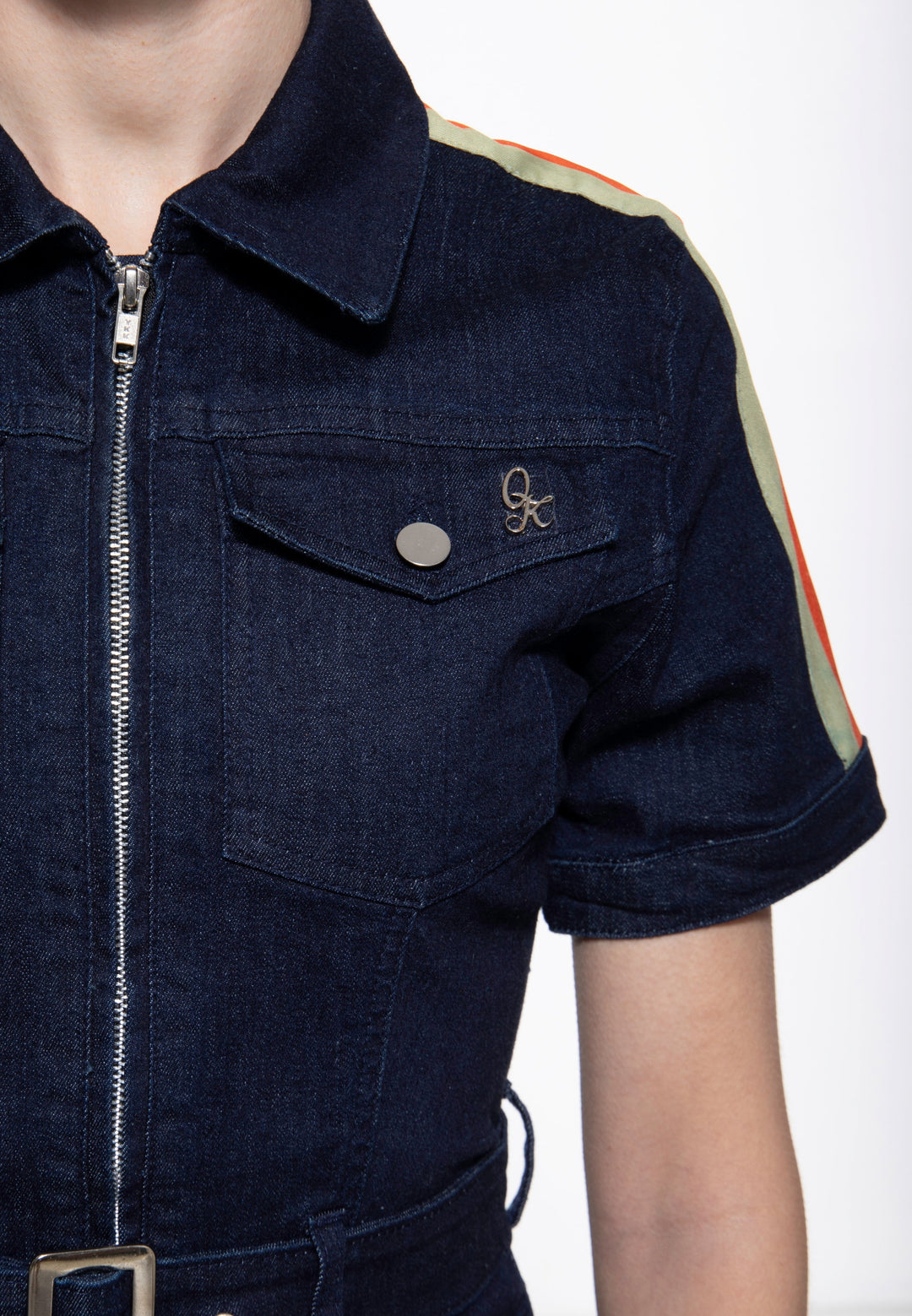 Queen Kerosin - Salopette en denim Marlene