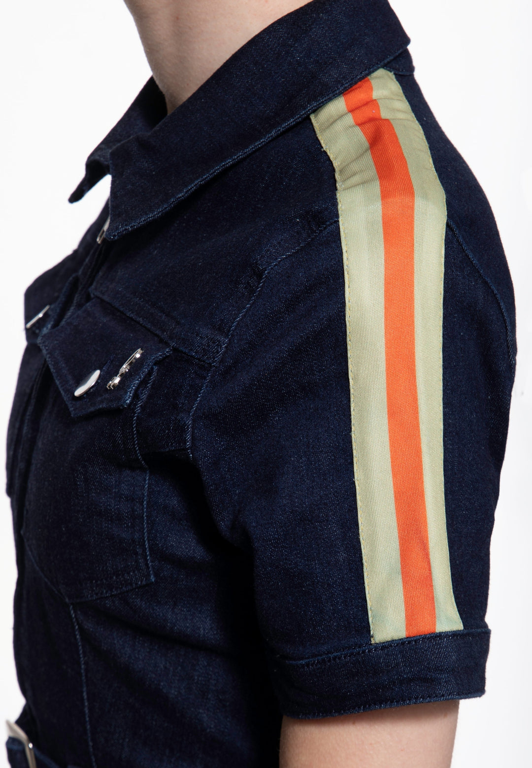 Queen Kerosin - Salopette en denim Marlene