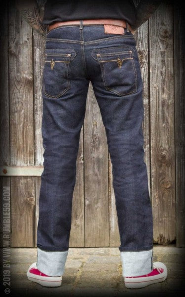 Rumble59 - Raw Denim - Blue Burning Blacktop