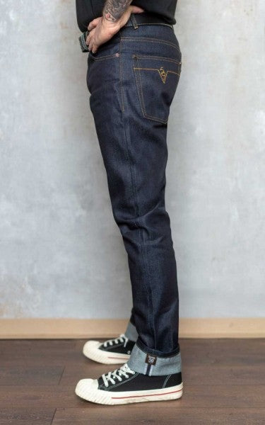 SELVEDGE DENIM SLIM LEG RUMBLE JEANS Jeans Slim Selvedge (Black