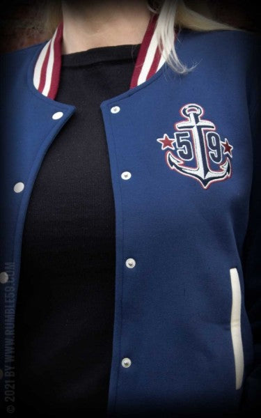 Rumble59 - Dames Sweat College Jacke - Ankers omhoog!